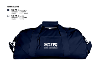 Duffle Bag, MTFPD Water Rescue Teams, Fire Department, Teamtime, Team time, sublimation, custom sports apparel, team uniforms, spirit wear, spiritwear, sports uniforms, custom shirts, team store, custom team store, fundraiser sports, apparel fundraiser