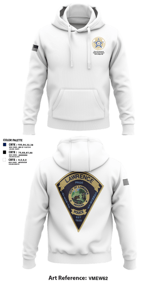 Hoodie, Lawrence Police FOP 1599, Police, Teamtime, Team time, sublimation, custom sports apparel, team uniforms, spirit wear, spiritwear, sports uniforms, custom shirts, team store, custom team store, fundraiser sports, apparel fundraiser