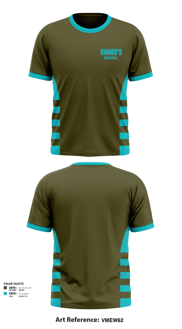 Short Sleeve Performance Shirt, Rambo’s, Men's Basketball, Teamtime, Team time, sublimation, custom sports apparel, team uniforms, spirit wear, spiritwear, sports uniforms, custom shirts, team store, custom team store, fundraiser sports, apparel fundraiser