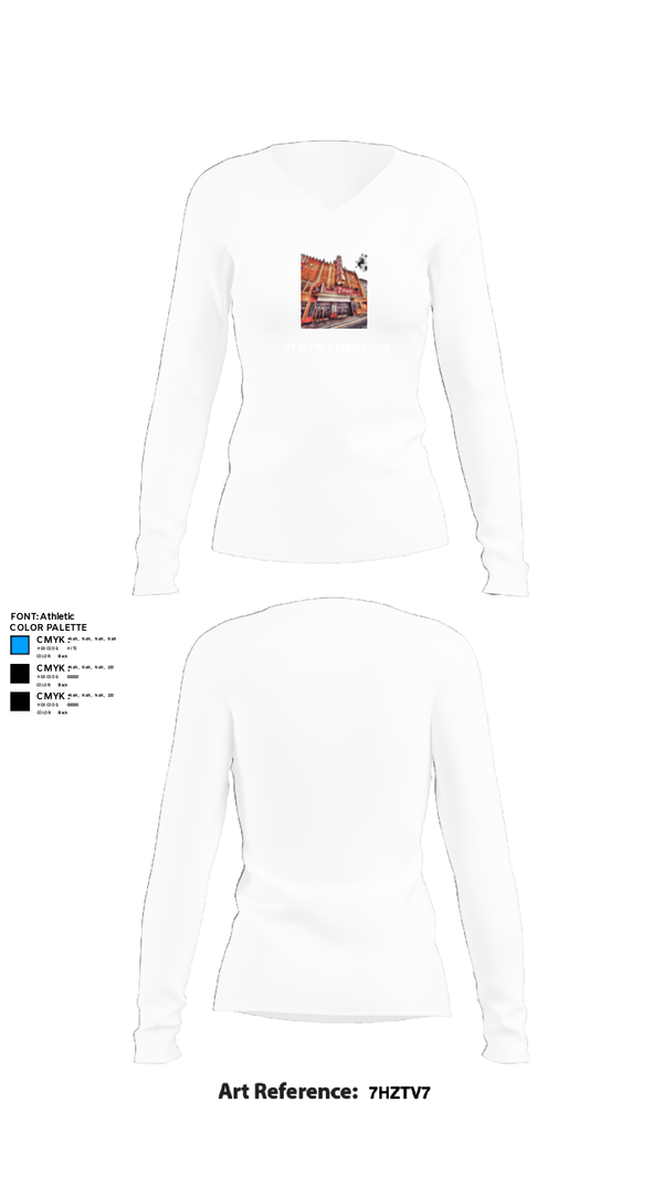 Women's Long Sleeve Vneck Shirt, Daniel smithberger team llc, , Teamtime, Team time, sublimation, custom sports apparel, team uniforms, spirit wear, spiritwear, sports uniforms, custom shirts, team store, custom team store, fundraiser sports, apparel fundraiser