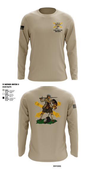 Long Sleeve Performance Shirt, Bravo 1-119th FA, , Teamtime, Team time, sublimation, custom sports apparel, team uniforms, spirit wear, spiritwear, sports uniforms, custom shirts, team store, custom team store, fundraiser sports, apparel fundraiser
