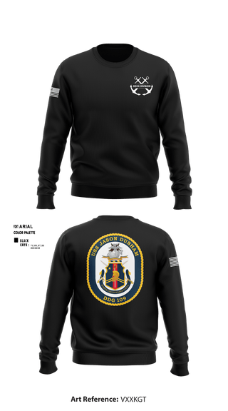 Crew Neck Sweatshirt, Jason Dunham Deck Division, Navy, Teamtime, Team time, sublimation, custom sports apparel, team uniforms, spirit wear, spiritwear, sports uniforms, custom shirts, team store, custom team store, fundraiser sports, apparel fundraiser