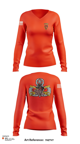 Women's Long Sleeve Vneck Shirt, Spartans, , Teamtime, Team time, sublimation, custom sports apparel, team uniforms, spirit wear, spiritwear, sports uniforms, custom shirts, team store, custom team store, fundraiser sports, apparel fundraiser