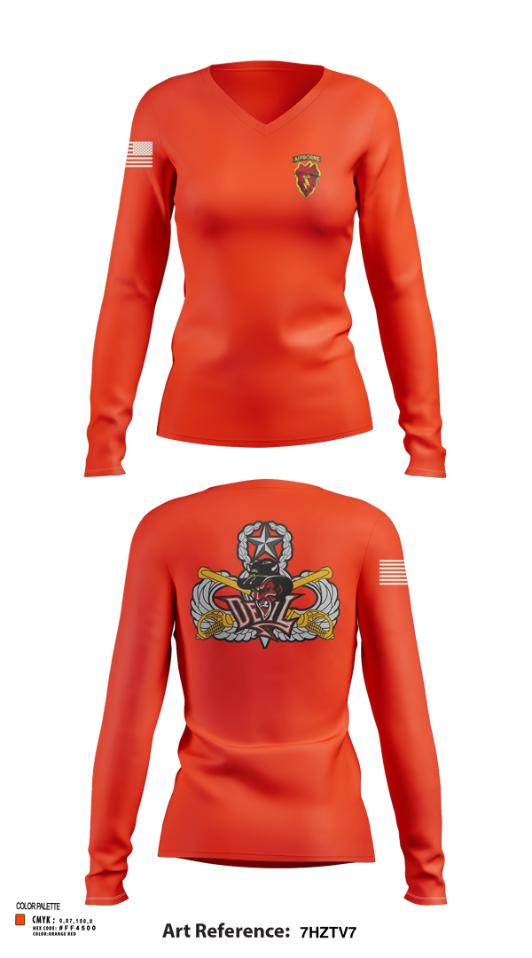 Women's Long Sleeve Vneck Shirt, Spartans, , Teamtime, Team time, sublimation, custom sports apparel, team uniforms, spirit wear, spiritwear, sports uniforms, custom shirts, team store, custom team store, fundraiser sports, apparel fundraiser