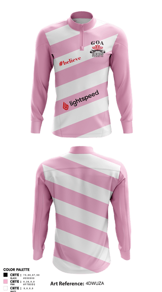 Quarter Zip Jacket, GOA Reds Field Hockey, Field Hockey, Teamtime, Team time, sublimation, custom sports apparel, team uniforms, spirit wear, spiritwear, sports uniforms, custom shirts, team store, custom team store, fundraiser sports, apparel fundraiser