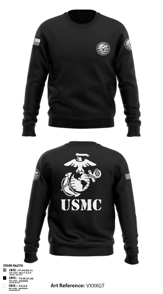 Crew Neck Sweatshirt, Marines, Marines, Teamtime, Team time, sublimation, custom sports apparel, team uniforms, spirit wear, spiritwear, sports uniforms, custom shirts, team store, custom team store, fundraiser sports, apparel fundraiser