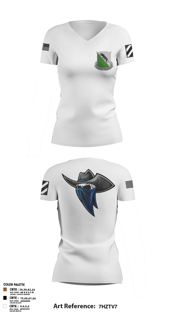 Women's Short Sleeve Vneck Shirt, A-Co 2-69AR, Army, Teamtime, Team time, sublimation, custom sports apparel, team uniforms, spirit wear, spiritwear, sports uniforms, custom shirts, team store, custom team store, fundraiser sports, apparel fundraiser