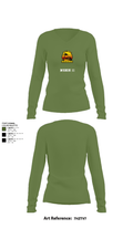 MSRON 11 26048163 Women's Long Sleeve V-neck Shirt - 40