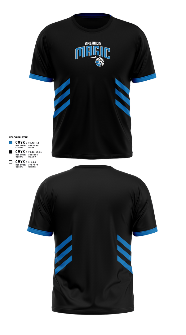 Short Sleeve Performance Shirt, Magic, Men's Basketball, Teamtime, Team time, sublimation, custom sports apparel, team uniforms, spirit wear, spiritwear, sports uniforms, custom shirts, team store, custom team store, fundraiser sports, apparel fundraiser