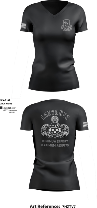 Women's Short Sleeve Vneck Shirt, LAZY HELLDIVER, Army, Teamtime, Team time, sublimation, custom sports apparel, team uniforms, spirit wear, spiritwear, sports uniforms, custom shirts, team store, custom team store, fundraiser sports, apparel fundraiser