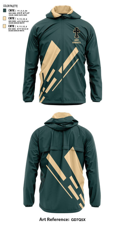 grey 90242497 Windbreaker - 1