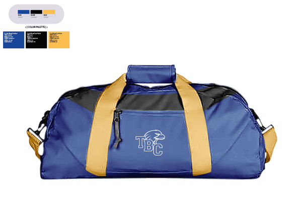 Duffle Bag, Trinity Baptist College Volleyball, Women's Volleyball, Teamtime, Team time, sublimation, custom sports apparel, team uniforms, spirit wear, spiritwear, sports uniforms, custom shirts, team store, custom team store, fundraiser sports, apparel fundraiser