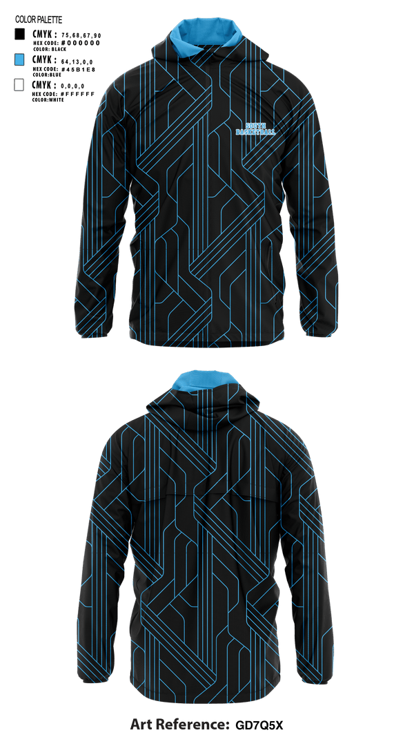 Windbreaker, South, Men's Basketball, Teamtime, Team time, sublimation, custom sports apparel, team uniforms, spirit wear, spiritwear, sports uniforms, custom shirts, team store, custom team store, fundraiser sports, apparel fundraiser
