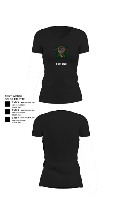 1-22 ASB 88977658 Women's Short Sleeve V-neck Shirt - 24