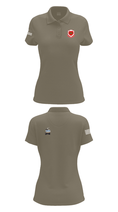 185th Engineer Support Company 57243184 Women's Short Sleeve Performance Polo  - 75