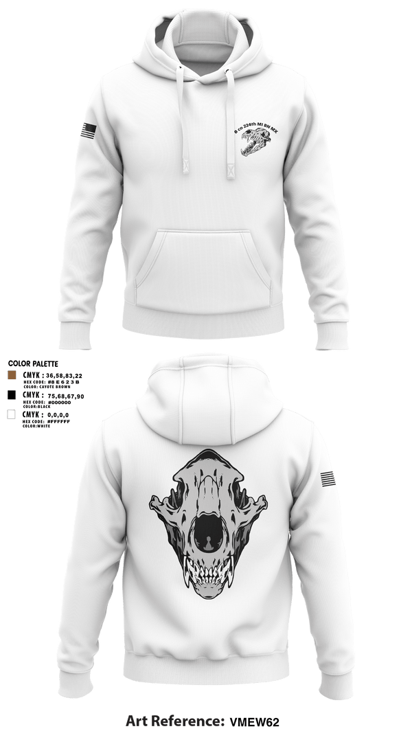 Hoodie, B co 224th MI BN MX, Army, Teamtime, Team time, sublimation, custom sports apparel, team uniforms, spirit wear, spiritwear, sports uniforms, custom shirts, team store, custom team store, fundraiser sports, apparel fundraiser