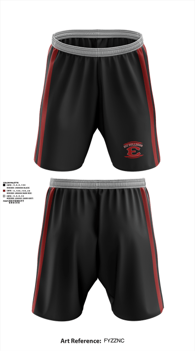 E.C.I.BULLDOGS 58430301 Athletic Shorts With Pockets - 25