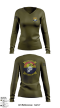 1st LAAD 786723 Women's Long Sleeve V-neck Shirt - 17