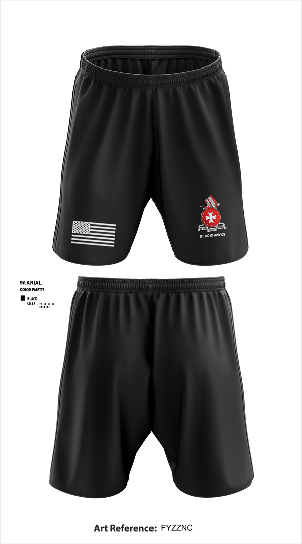 Athletic Shorts With Pockets, Bravo 1st BN 14th FAR, Army, Teamtime, Team time, sublimation, custom sports apparel, team uniforms, spirit wear, spiritwear, sports uniforms, custom shirts, team store, custom team store, fundraiser sports, apparel fundraiser