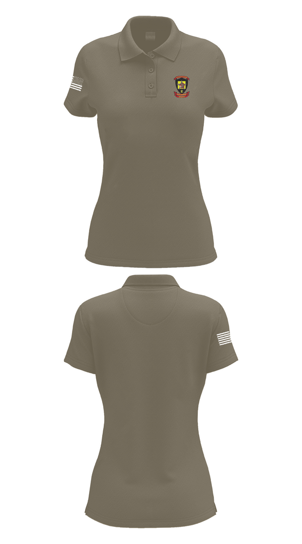 Women's Short Sleeve Performance Polo, 2nd Battalion 5th Marine, Marines, Teamtime, Team time, sublimation, custom sports apparel, team uniforms, spirit wear, spiritwear, sports uniforms, custom shirts, team store, custom team store, fundraiser sports, apparel fundraiser