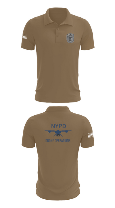 NYPD TARU 76375365 Short Sleeve Performance Polo - 7