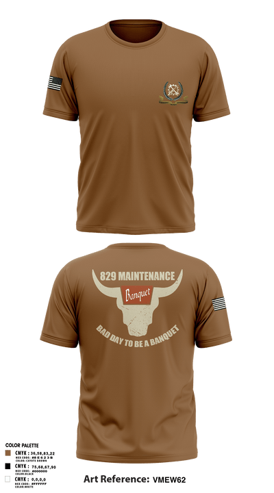 829 maintenance 40042048 Short Sleeve Performance Shirt - 1