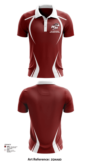 Short Sleeve Performance Polo, West Mecklenburg High School Volleyball, Women's Volleyball, Teamtime, Team time, sublimation, custom sports apparel, team uniforms, spirit wear, spiritwear, sports uniforms, custom shirts, team store, custom team store, fundraiser sports, apparel fundraiser