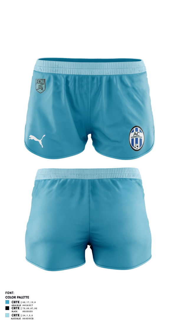Womens Soccer Shorts, Ac Connecticut, Men's Soccer, Teamtime, Team time, sublimation, custom sports apparel, team uniforms, spirit wear, spiritwear, sports uniforms, custom shirts, team store, custom team store, fundraiser sports, apparel fundraiser