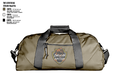 Duffle Bag, Bravo Bulldawgs, Army, Teamtime, Team time, sublimation, custom sports apparel, team uniforms, spirit wear, spiritwear, sports uniforms, custom shirts, team store, custom team store, fundraiser sports, apparel fundraiser