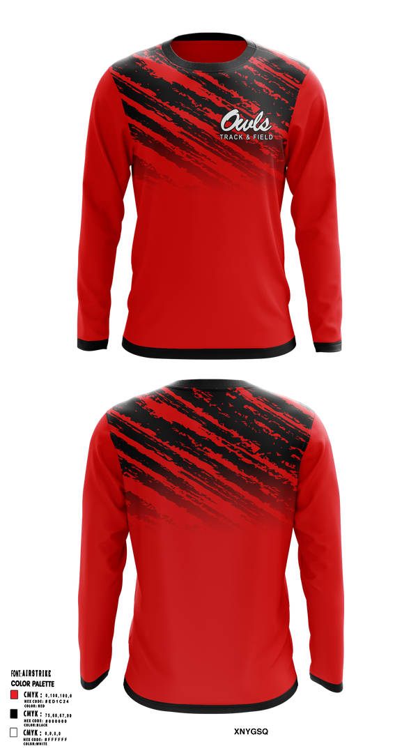 Long Sleeve Performance Shirt, ELGIN, Track & Field, Teamtime, Team time, sublimation, custom sports apparel, team uniforms, spirit wear, spiritwear, sports uniforms, custom shirts, team store, custom team store, fundraiser sports, apparel fundraiser