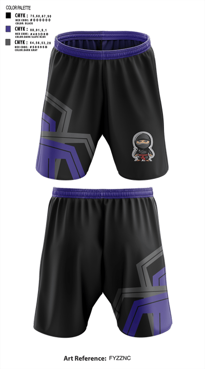 Ninjas 18629582 Athletic Shorts With Pockets - 1