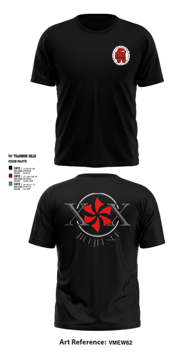 10-10 Jiu Jitsu 45151237 Short Sleeve Performance Shirt - 8