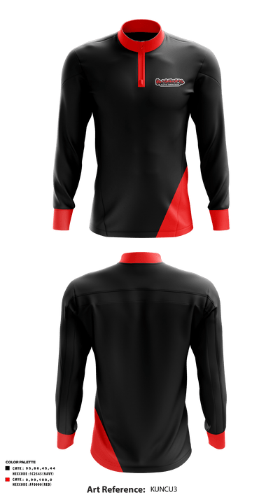 Bishops Auto Repair 1515937 Quarter Zip Jacket - 1