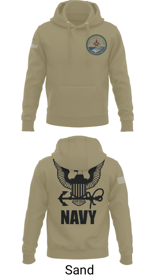 Hoodie, Cvn 77 IM-5, Navy, Teamtime, Team time, sublimation, custom sports apparel, team uniforms, spirit wear, spiritwear, sports uniforms, custom shirts, team store, custom team store, fundraiser sports, apparel fundraiser