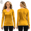 Fremont-Mills High School Volleyball 31820710 Women's Long Sleeve V-neck Shirt - 2