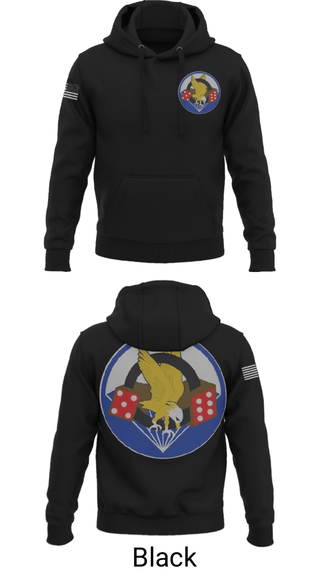 Hoodie, 506th PIR, Army, Teamtime, Team time, sublimation, custom sports apparel, team uniforms, spirit wear, spiritwear, sports uniforms, custom shirts, team store, custom team store, fundraiser sports, apparel fundraiser