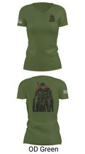 EAF 90361706 Women's Short Sleeve V-neck Shirt - 48