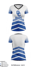Oak Creek Knights 26467111 Women's Long Sleeve V-neck Shirt - 1