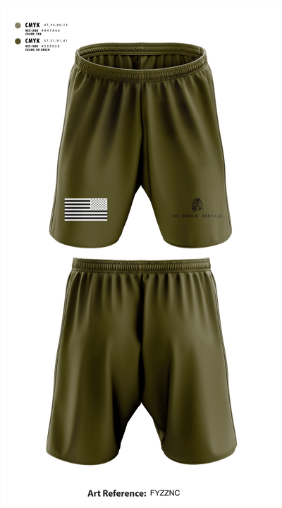 The Smokin' Gorillas 85798917 Athletic Shorts With Pockets - 2
