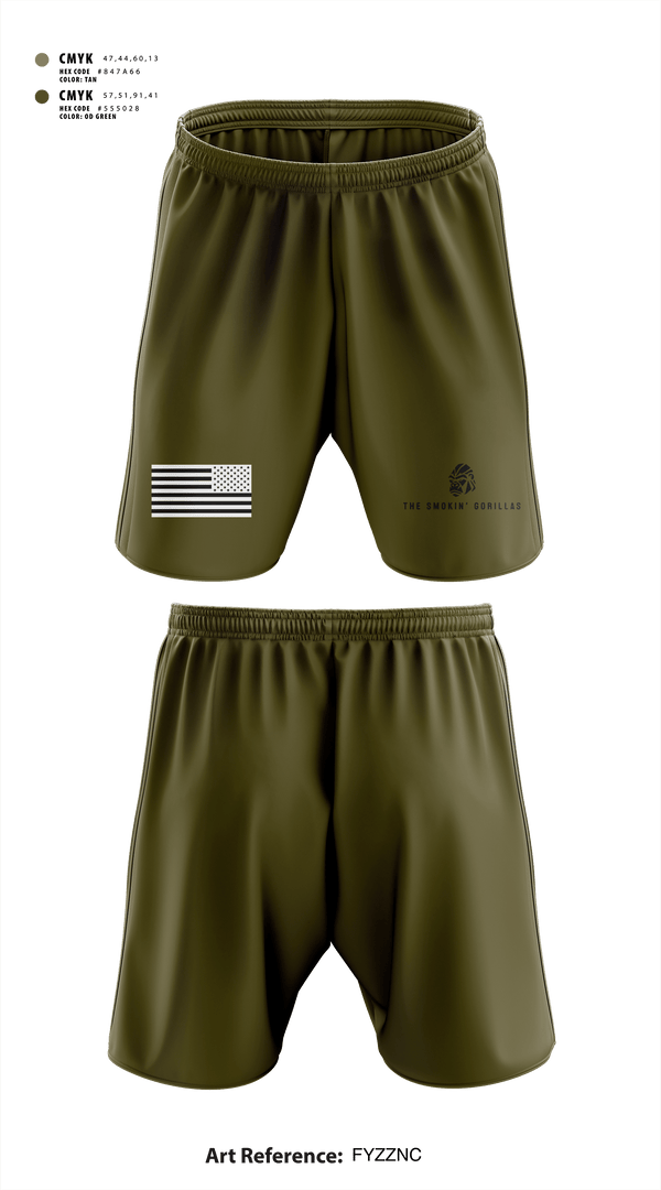 Athletic Shorts With Pockets, The Smokin' Gorillas, Space Force, Teamtime, Team time, sublimation, custom sports apparel, team uniforms, spirit wear, spiritwear, sports uniforms, custom shirts, team store, custom team store, fundraiser sports, apparel fundraiser