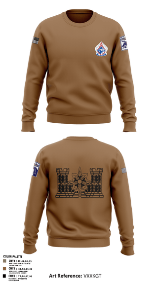 Crew Neck Sweatshirt, XVIII ABN G2, Army, Teamtime, Team time, sublimation, custom sports apparel, team uniforms, spirit wear, spiritwear, sports uniforms, custom shirts, team store, custom team store, fundraiser sports, apparel fundraiser