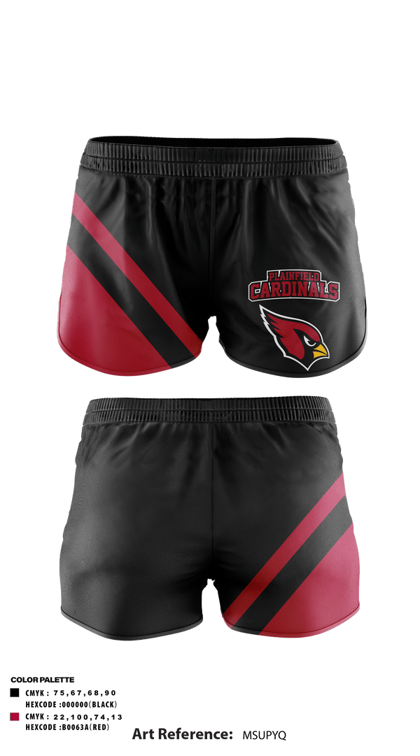 Ranger Panties, plainfield cardinals, Track & Field, Teamtime, Team time, sublimation, custom sports apparel, team uniforms, spirit wear, spiritwear, sports uniforms, custom shirts, team store, custom team store, fundraiser sports, apparel fundraiser