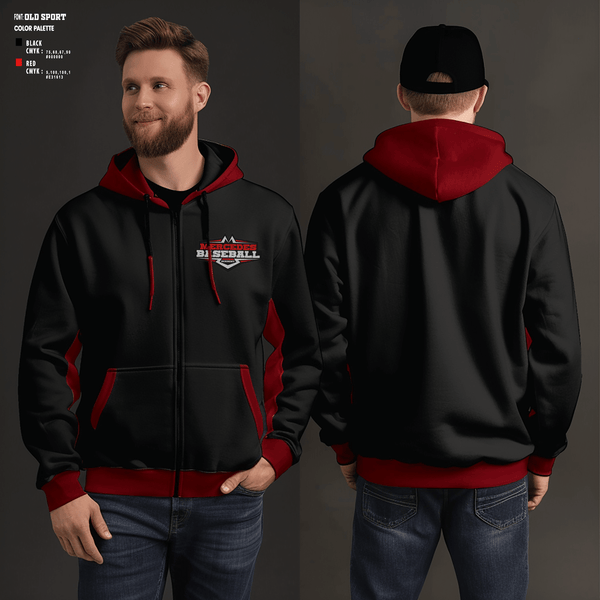 Hoodie, Mercedes Baseball Academy, Baseball, Teamtime, Team time, sublimation, custom sports apparel, team uniforms, spirit wear, spiritwear, sports uniforms, custom shirts, team store, custom team store, fundraiser sports, apparel fundraiser