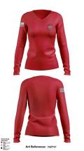 115 LRS 54264260 Women's Long Sleeve V-neck Shirt - 16
