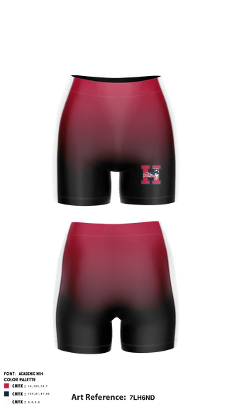 Women's Shorts, Heritage High School Volleyball, Women's Volleyball, Teamtime, Team time, sublimation, custom sports apparel, team uniforms, spirit wear, spiritwear, sports uniforms, custom shirts, team store, custom team store, fundraiser sports, apparel fundraiser