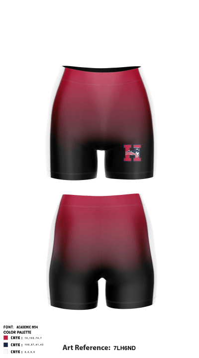 Heritage High School Volleyball 15690594 Women's Shorts - 40