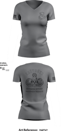 LAZY HELLDIVER 74477476 Women's Short Sleeve V-neck Shirt - 9