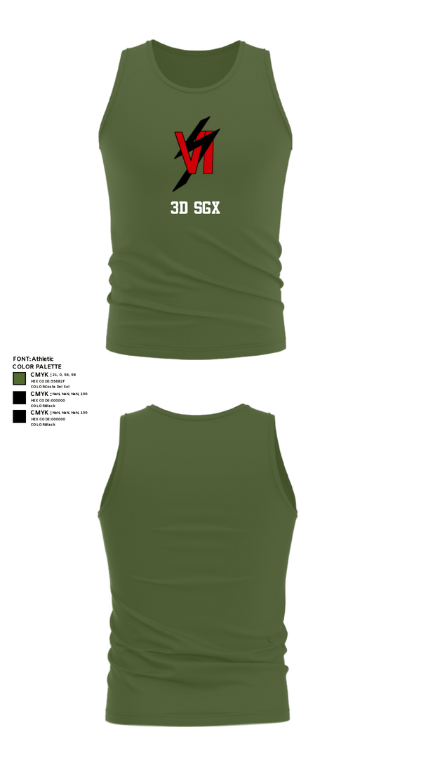 Tank Top, 3d SGX, Marines, Teamtime, Team time, sublimation, custom sports apparel, team uniforms, spirit wear, spiritwear, sports uniforms, custom shirts, team store, custom team store, fundraiser sports, apparel fundraiser