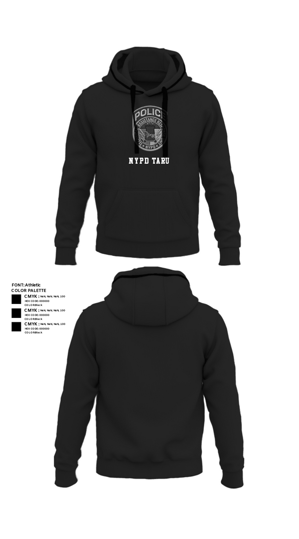 Hoodie, NYPD TARU, Police, Teamtime, Team time, sublimation, custom sports apparel, team uniforms, spirit wear, spiritwear, sports uniforms, custom shirts, team store, custom team store, fundraiser sports, apparel fundraiser