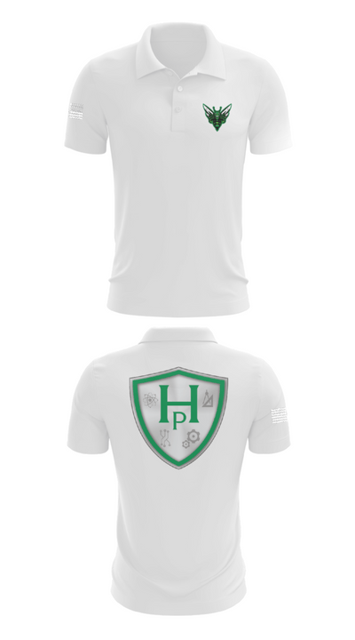 Highland Prep West Volleyball 62361985 Short Sleeve Performance Polo - 9